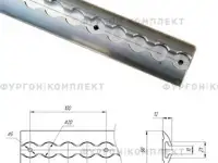 Aлюминиeвая pейка планка ТРА-1 для крепления грузов в фургоне