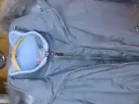 JAST YOU  Куртка зимняя, серо-голубая. ОЧЕНЬ ТЕПЛАЯ. , фотография 3