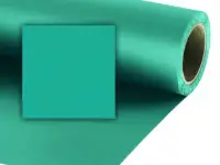 Сине-зелёный бумажный фон 2.72x11 м. Raylab 054 Blue Green
