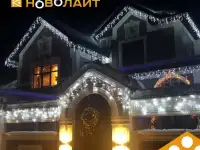Освещение фасадов светодиодными гирляндами в Ростове-на-Дону и области