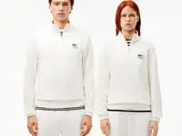 Свитшот lacoste unisex с застежкой-молнией с высоким воротом