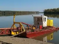 Работа земснаряда