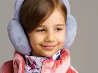 Меховые наушники для девочки, фотография 2