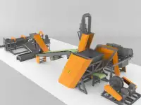 Линия по переработке шин в крошку INMACO TR-500