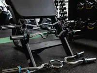 Гриф для штанги zso, d-50, ломаный ez-образный, замки-пружины, фотография 4