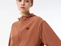 Женская лёгкая куртка lacoste с капюшоном, фотография 3