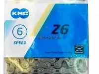 Цепь kmc z-6  (6 скоростей) к-во звеньев 116, gray/gray (z-33)