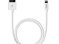 Дата-кабель usb - lightning, mfi, 1.2м, белый, deppa