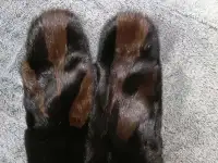 Варежки из норки