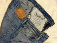 Оригинальный синие джинсы Levis 512 Slim Taper, фотография 3
