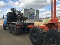 Лесовозы Урал 55571, 2019 г.в. с манипулятором ОМТЛ-70.02  Лизинг Доставка, фотография 3