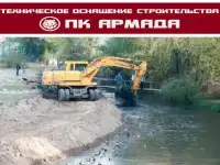 Услуги по очистке рек и водоемов, прудов.