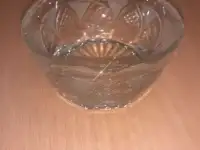 Круглая ваза из стекла