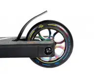 Самокат трюковый ateox saw 2022 черный\нео, фотография 3