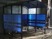 Павильон для курения уличный - купить в Таганроге, Ростове-на-Дону, Краснодаре, Ставрополе, Воронеже, Уфе, Казани, Туле