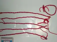 браслет,, красная нить,,, фотография 2