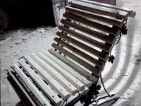 деревянный рубленный столб, фотография 6