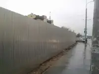 Забор из профнастила