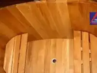 Купель для бани из кавказского дуба, фотография 2