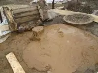 Чистка колодцев от плывуна
