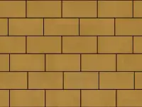 Тротуарная плитка STEINRUS Прямоугольник 200100 Жёлтая 406080 мм