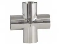 Крест нержавеющая сталь, D1 8-508 мм, D2 2-50 мм, Марка: AISI 304..., Способ присоед.: под приварку...
