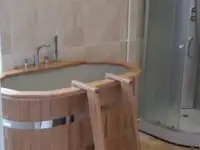 Купель для бани из дуба с пластиковым вкладышем, фотография 4