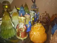 Авторские новогодние свечи