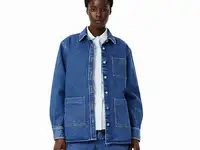 Женская джинсовая куртка lacoste из органического хлопка