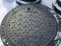 Люк ВЧШГ СТ плавающий сверхтяжелый Е600 ревизионный канализационный