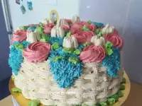 Торты, капкейки, имбирные пряники, меренги, фотография 6