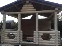 Беседки из бревна от производителя в Омске