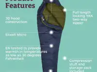 спальный мешок Marmot Ultra Elite 30 Long, новый. Вес: 0,91 кг., фотография 3