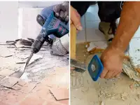 Демонтаж плитки