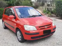 Hyundai Getz красный