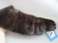 Меховой воротник норковый новый