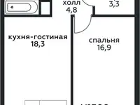Продам 1 комнатную квартиру