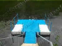 Понтоны, понтоны пластиковые, частные причалы., фотография 2