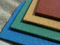 Плитка из резиновой крошки для площадок и дорожек