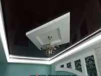 Глянцевые натяжные потолки