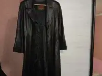 Плащ натуральная кожа