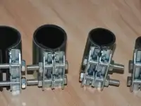 Зажимная муфта Сансфера. Ремонтные хомуты КРАБ