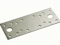 Крепежная пластина оцинк. 180х65х2мм