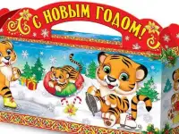 новогодние подарки, новогодняя упаковка, маскарадные костюмы, фотография 10