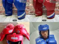 Боксерские перчатки и шлем Clinch