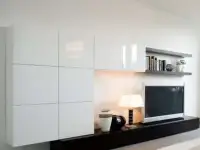 Комплект мебели для гостиной (тумба под телевизор, полки, шкафы)