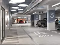 Просторное машиноместо