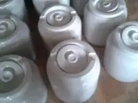 фарфоровые барабаны  2 литра, для помола.