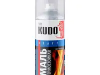 Эмаль аэрозоль kudo №5002 черная термостойкая 520мл