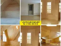 Обшивка с вагонкой и блокхаусом